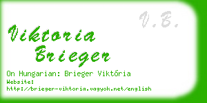 viktoria brieger business card